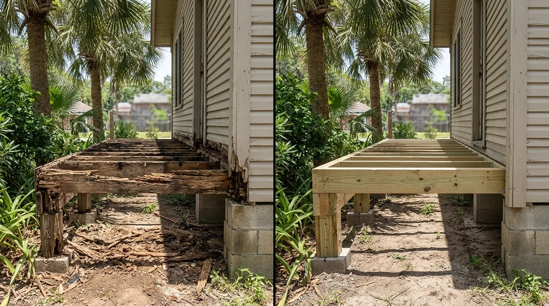 Drywood Termites, Subterranean Termites or Wood Rot? How to Tell What's Eating Your Brownsville House